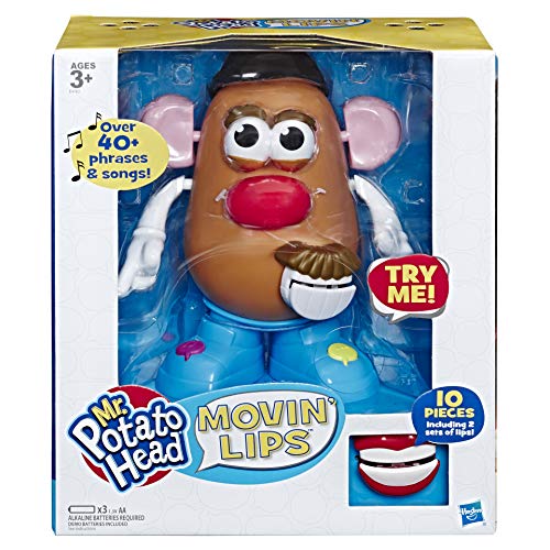 Mr Potato Head Playskool Movin' Lips Electronic Interactive Talking Toy for Kids Ages 3 & Up