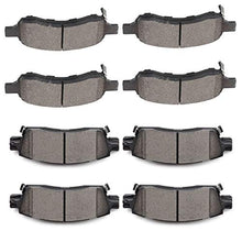 Load image into Gallery viewer, cciyu Ceramic Front Rear Disc Brake Pad Set Fit for Buick Enclave/Rainier,for Chevy SSR/Trailblazer/Traverse/Trailblazer EXT,for GMC Acadia/Envoy,for GMC Envoy XL,for Isuzu Ascender,for Saturn Outlook
