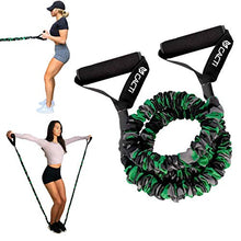 Load image into Gallery viewer, Cacti Resistance Bands for Legs and Butt Set - Fabric Booty Band, Workout Band with Handles, 2 Exercise Resistance Bands, 2 Ankle Straps, Door Anchor, 2 Core Sliders, Gym Carry Bag, Workout Guide
