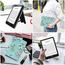 Load image into Gallery viewer, KANNIL Stand Case for 6.8" All-New Kindle Paperwhite(11th Generation, 2021)，Kindle Paperwhite Signature Edition, PU Leather Smart Cover with Auto Sleep Wake, Card Slot and Hand Strap (Z-G-Floral)
