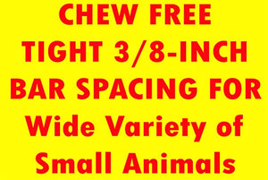 Mcage New 3 Levels Ferret Chinchilla Sugar Glider Rats Animal Cage 24" L x 16" W x 24" H with Tight 3/8-Inch Bar Spacing