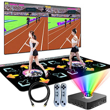 Load image into Gallery viewer, YRPRSODF Double Dance Mat for Kids and Adults, HDMI Electronic Dancing Pad with Games, Music, Fitness Video,3D Somatosensory&amp; Cartoon Mode, and 2.4G Wireless Handle, for TV/ PC, Gift for Boys &amp; Girls
