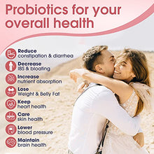 Load image into Gallery viewer, Probiotics-for-Women Prebiotics-and-Probiotics-Powder, 100-Billion-CFUs 45-Day-Supply, Women&#39;s-Probiotic with D-Mannose and Cranberry for Urinary Tract/Gut/ Digestive Health/Weight Management
