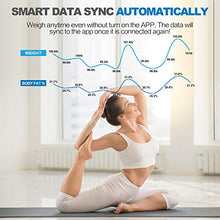 Load image into Gallery viewer, RENPHO Bluetooth Body Fat Scale, Digital Weight Scale Bathroom Smart Body Composition Analyzer Wireless BMI Compact Scale Health Monitor with Smartphone APP, 396 lbs

