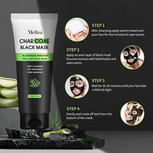 Load image into Gallery viewer, 2 Packs Blackhead Remover Mask, Peel Off Facial Mask, Charcoal Facial Mask, Deep Purifying &amp; Pore Shrinking Black Mask, Blackhead Mask For All Skin Types
