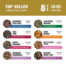 Load image into Gallery viewer, Tiesta Tea Top 8 Favorites Tea Sampler Set, Up to 80 Cups, High to No Caffeine, Hot &amp; Iced Tea, Loose Leaf Tea Variety Pack with Green, Herbal, Black &amp; Chai Tea, 8 Sample Pouches

