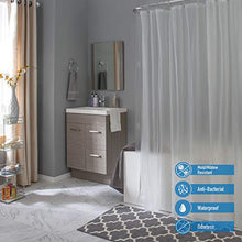 Load image into Gallery viewer, Bath Bliss 70&quot;x72&quot; PEVA Curtain, 7.2G Thickness, Rust Resistant, Eco-Friendly, for Bathroom, in Frost Shower Liner
