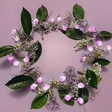 Load image into Gallery viewer, TAMOYO Amethyst String Lights, Natural Crystal LED String Lights 10FT 30LEDs for Summer Decoration, Valentine&#39;s Day, Wedding, Birthday Party, Bedroom Decoration
