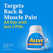 Load image into Gallery viewer, Aleve Back &amp; Muscle Pain Relief Naproxen Sodium Tablets ‐ 250 Count, 250 Count
