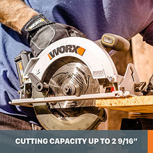 Load image into Gallery viewer, Worx Nitro WX520L 20V Power Share 4.0Ah 7.25" Cordless Circular Saw with Brushless Motor
