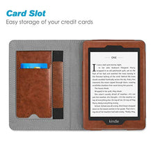 Load image into Gallery viewer, Fintie Stand Case for Kindle Paperwhite (Fits All-New 10th Generation 2018 / All Paperwhite Generations) - Premium PU Leather Protective Sleeve Cover with Card Slot and Hand Strap, Vintage Brown
