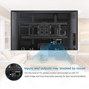 PERLESMITH TV Wall Mount Bracket Full Motion Dual Articulating Arm for Most 37-70 Inch LED, LCD, OLED, Flat Curved TVs up to 132lbs VESA 600×400 with Tilt, Swivel and Rotation - PSLFK1
