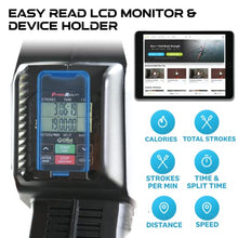 Load image into Gallery viewer, Air &amp; Magnetic Rowing Machine with On Demand Coaching|14 Levels Dual Resistance| by Fitness Reality
