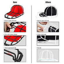 Load image into Gallery viewer, XQXA Hat Washers, 2-Pack Hat Cleaners-New Design Baseball Cap Washer, Fit for Adult/Kid's Hat Washer Frame/Washing Cage, Hat Shapers/Cleaning Protector Racks, Hat Washer for Washing Machine
