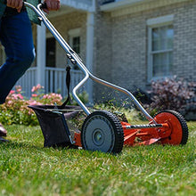 Load image into Gallery viewer, American Lawn Mower Company 1204-14 14-Inch 4-Blade Push Reel Lawn Mower, Red
