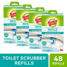 Load image into Gallery viewer, Scotch-Brite Disposable Toilet Scrubber Refills, Removes Rust &amp; Hard Water Stains, 48 Disposable Refills
