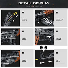 Load image into Gallery viewer, 1366 Pcs Rifle AK-47 Blaster Shooting Building Bricks, Realistic Gun Mechanical Submachine Model Set, Compatible with Lego
