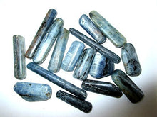 Load image into Gallery viewer, Blue Kyanite Tumbled Stone 100 Grams Attractive Genuine A Grade Approx.75&quot;to 1 Inch

