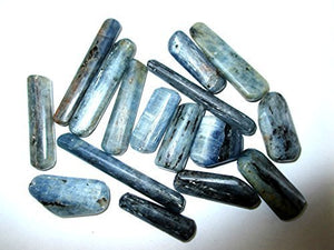 Blue Kyanite Tumbled Stone 100 Grams Attractive Genuine A Grade Approx.75"to 1 Inch