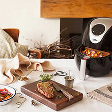 Load image into Gallery viewer, Power Air Fryer XL 3.4 QT Black - Turbo Cyclonic Airfryer With Rapid Air Technology For Less or No Oil. Include Recipes Book
