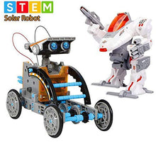 Load image into Gallery viewer, Sillbird Bundle – 2 Items STEM 12-in-1 Science Education Solar Robot Toys, 4-in-1 Solar Science Robot kit for Kids - Space Moon Exploration Fleet Toys kit

