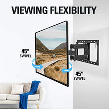 Load image into Gallery viewer, Mounting Dream UL Listed TV Mount TV Wall Mount with Swivel and Tilt for Most 32-55 Inch TV, Full Motion TV Mount with Articulating Dual Arms, Max VESA 400x400mm, 99 lbs. Loading, 16 inch Studs MD2380
