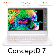 Load image into Gallery viewer, ConceptD 7 CN715-71-70LR Creator Laptop, Intel i7-9750H, NVIDIA GeForce RTX 2060, RTX Studio, 15.6" 4K Ultra HD IPS, 100% Adobe RGB Color Gamut, Pantone Validated, Delta E<2, 16GB DDR4, 1TB NVMe SSD
