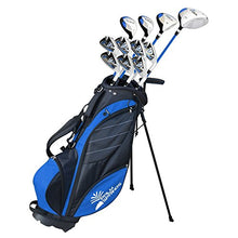 Load image into Gallery viewer, Palm Springs Golf Visa V2 Mens All Graphite Club Set &amp; Stand Bag (1” Shorter for Gents Under 5’6”)
