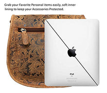 Load image into Gallery viewer, New Leather Crossbody Purse for Women- Small Crossover Cross Body Bag Long Over the Shoulder Sling Womens Purses and Handbags……
