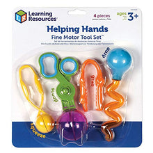 Load image into Gallery viewer, Learning Resources Helping Hands Fine Motor Tool Set Toy - 4 Pieces, Easter Toys for kids, Ages 3+ Fine Motor and Sensory Play Toys, Toddler Tweezers, Sensory Bin Toys
