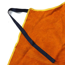 Load image into Gallery viewer, Cowhide Leather Welding Apron Welder Protection Clothe Mechanic Protector Gear
