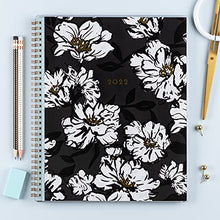Load image into Gallery viewer, Blue Sky 2022 Weekly &amp; Monthly Planner, 8.5" x 11", Flexible Cover, Wirebound, Baccara Dark (110211-22)
