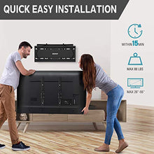 Load image into Gallery viewer, MOUNTUP TV Wall Mounts - Full Motion TV Wall Mount for 26-55 Inch Flat Screens and Curved TVs up to 88 LBS, Wall Mount TV Bracket with Dual Swivel Articulating Arms, Max VESA 400x400mm MU0010
