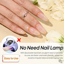 Load image into Gallery viewer, AZUREBEAUTY Dip Powder Liquid Set 15ml/0.5oz, 4+4Pcs Dipping Powder Base Top Coat, Activator, Brush Saver, Nail File Necessary Tools for Dip Powder Nail Set No Nail Lamp Needed
