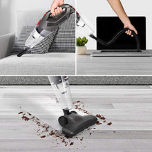 Load image into Gallery viewer, MOOSOO Vacuum Cleaner, 15KPa 4-in-1 Upright Vacuum Stick Vacuum Cleaner with HEPA Filters for Hard Floor Lightweight Home pet Hair LT450
