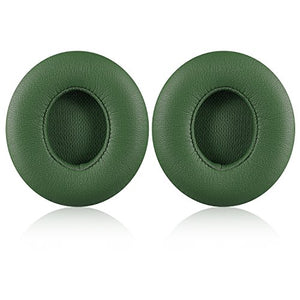 Solo 2.0/3.0 Replacement Earpads, JARMOR Memory Foam Ear Cushion Cover for Beats Solo 2.0/3.0 Wireless On Ear Headphones ONLY (Turf Green)