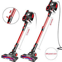 Load image into Gallery viewer, Vacuum Cleaner Super Suction Pet Hair Eraser 4 in 1 Bagless Upright Corded Stick Vacuum Easy Empty Dirt Bin Noise Free Lightweight&amp; Versatile Handheld Vacuum with LED Multiple Brush Corded Vacuum
