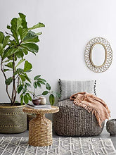Load image into Gallery viewer, Creative Co-Op Oval Woven Bamboo Wall Mirror, Brown
