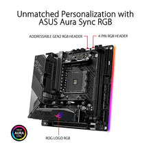 Load image into Gallery viewer, ASUS ROG Strix X570-I Gaming, X570 Mini-ITX Gaming Motherboard, AMD Ryzen 3000 with PCIe 4.0, WiFi 6 (802.11ax), Intel Gigabit Ethernet, SATA 6Gb/s
