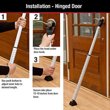 Load image into Gallery viewer, Master Lock 265D Door Security Bar, Pack of 1, White
