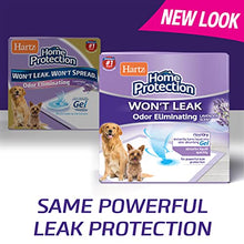 Load image into Gallery viewer, Hartz Home Protection Odor Eliminating Scented Dog Pads, Super Absorbent &amp; Won’t Leak, Lavender Scent, 3XL Size Pads, 60 Count
