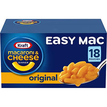 Load image into Gallery viewer, Kraft Easy Mac Original Macaroni &amp; Cheese Microwavable Dinner (18 ct Packets)
