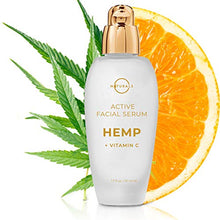 Load image into Gallery viewer, O Naturals Vitamin C Gel Face Serum Brightening Hydrating Moisturizing Organic Hemp Oil Hyaluronic Acid Spot Corrector Anti-Aging Repair Wrinkles Acne Dark Circles Sun Damage Men &amp; Women 1.7oz
