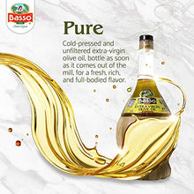 Load image into Gallery viewer, BASSO 1904, Unfiltered Premium First Cold Pressed Extra Virgin Olive Oil, 1 Liter, Product of Italy, Wicker, Straw Basket, 1 liter (33.81 fl oz)
