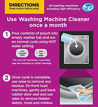 Load image into Gallery viewer, Lemi Shine Natural Washing Machine Cleaner + Wipes - 4-1.76 oz + 4 Wipes - 2 Pack Bundle - 8 Uses Total

