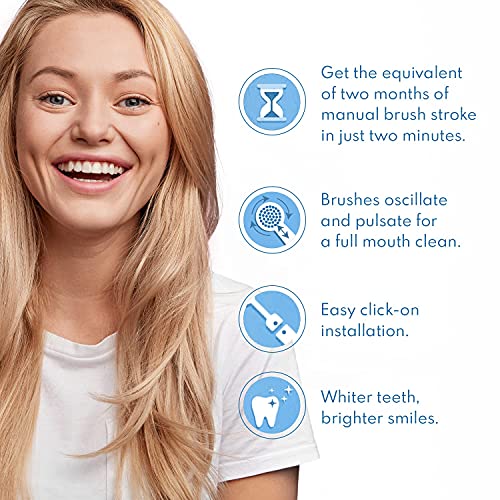 Load image into Gallery viewer, Replacement Toothbrush Heads Compatible with Oral B Electric Toothbrush Replacement Heads Precision Brush Heads Refills for Oralb Braun Pro 1000 Sonic Clean Soft Sensitive Precision More (20 Pk)