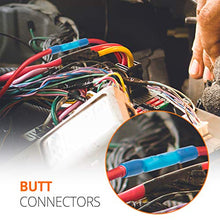 Load image into Gallery viewer, Wirefy 180 PCS Heat Shrink Butt Connectors Kit - Marine Grade Butt Connectors - Wire Butt Splice Connectors - Electrical Waterproof Heat Shrink Butts - 22-10 AWG
