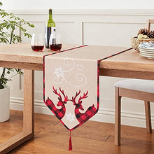 Load image into Gallery viewer, Christmas Table Runner，Christmas Decorations Indoor Farmhouse Table Runner Christmas Table Decor Outdoor Merry And Christmas Decorations Banner
