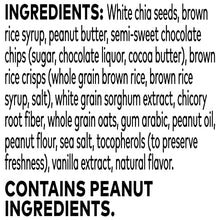 Load image into Gallery viewer, Health Warrior Chia Bars, Chocolate Peanut Butter, .88 Oz Bars, 15 Count Package
