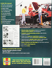 Load image into Gallery viewer, Jeep Wrangler 4-cyl &amp; 6-cyl Gas Engine, 2WD &amp; 4WD Models (87-17) Haynes Repair Manual (Does not include info specific to diesel engine models. ... specific exclusion noted) (Haynes Automotive)
